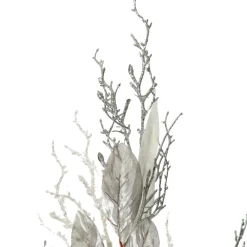 Silver and White Frost Christmas Spray Christmas Sprays|