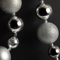 Silver Bauble Christmas Garland Tree Garlands|