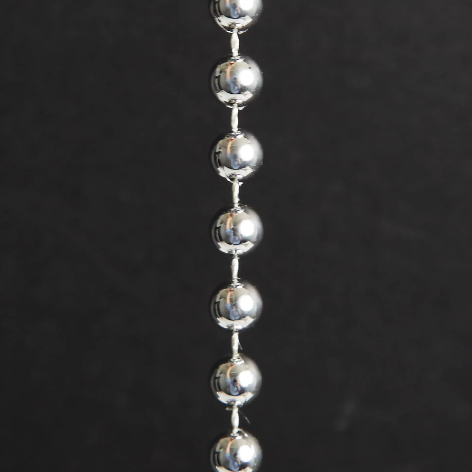 Silver Bead Chain Christmas Garland Tree Garlands|