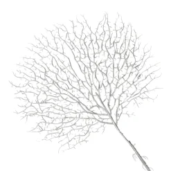 Silver Coral Fan Spray Christmas Sprays|