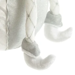 Silver Elf on Bauble Christmas Ornament Christmas Elves And Fairies|