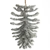 Silver Glitter Faux Hanging Pinecone Pinecones And Acorns|