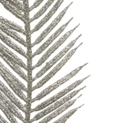 Silver Glitter Feather Spray Christmas Sprays|