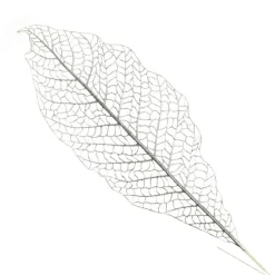 Silver Mesh Palm Leaf Christmas Sprays|