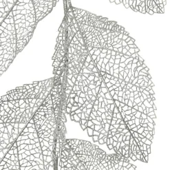 Silver Mesh Palm Leaf Christmas Garland Christmas Table Centrepieces|