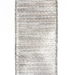 Silver Metallic Shimmer Wired Ribbon Ribbons|