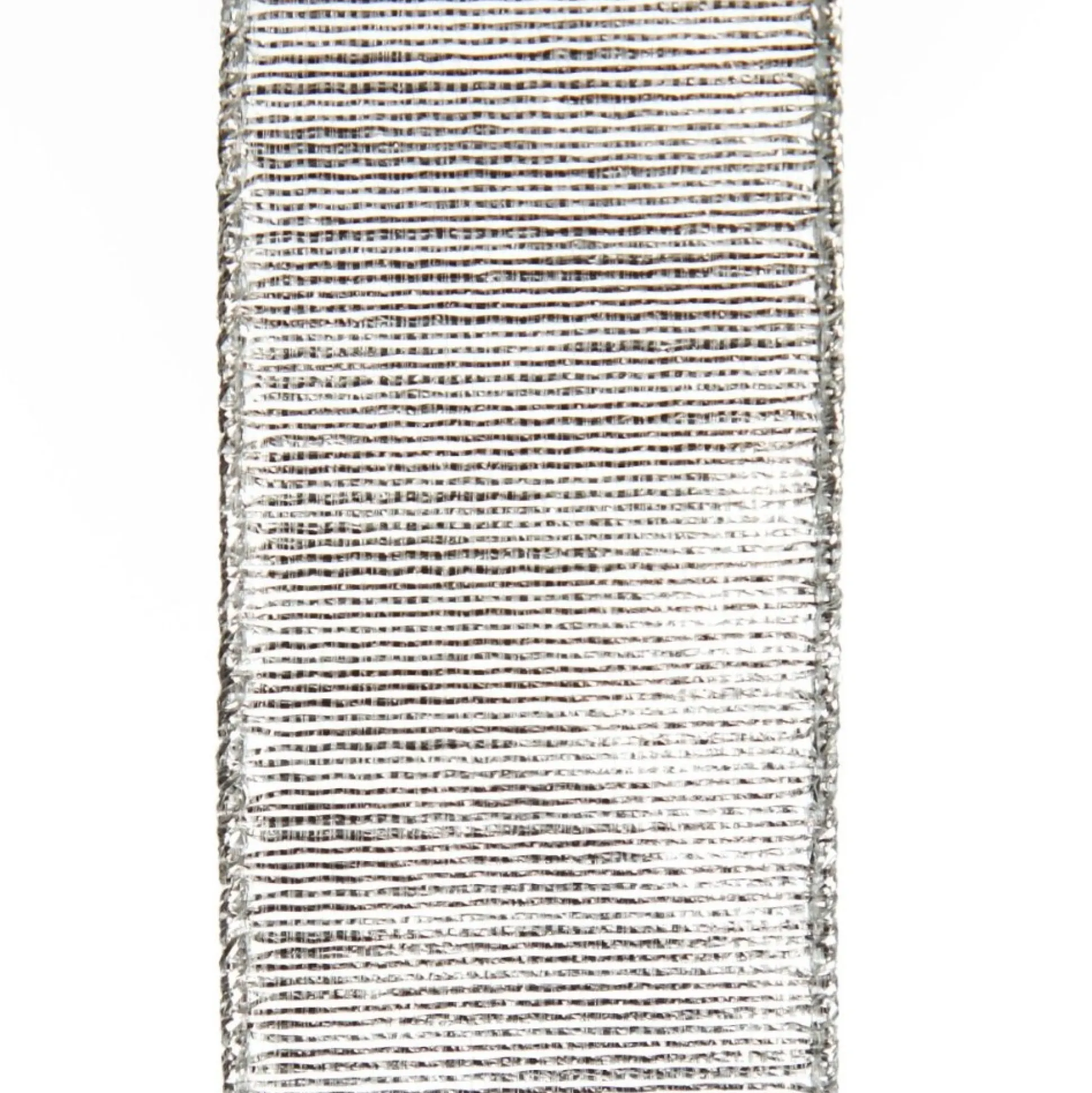 Silver Metallic Shimmer Wired Ribbon Ribbons|