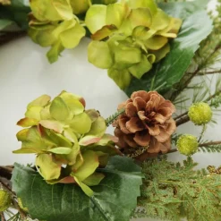 Small Fresh Hydrangea Christmas Wreath Christmas Wreaths|