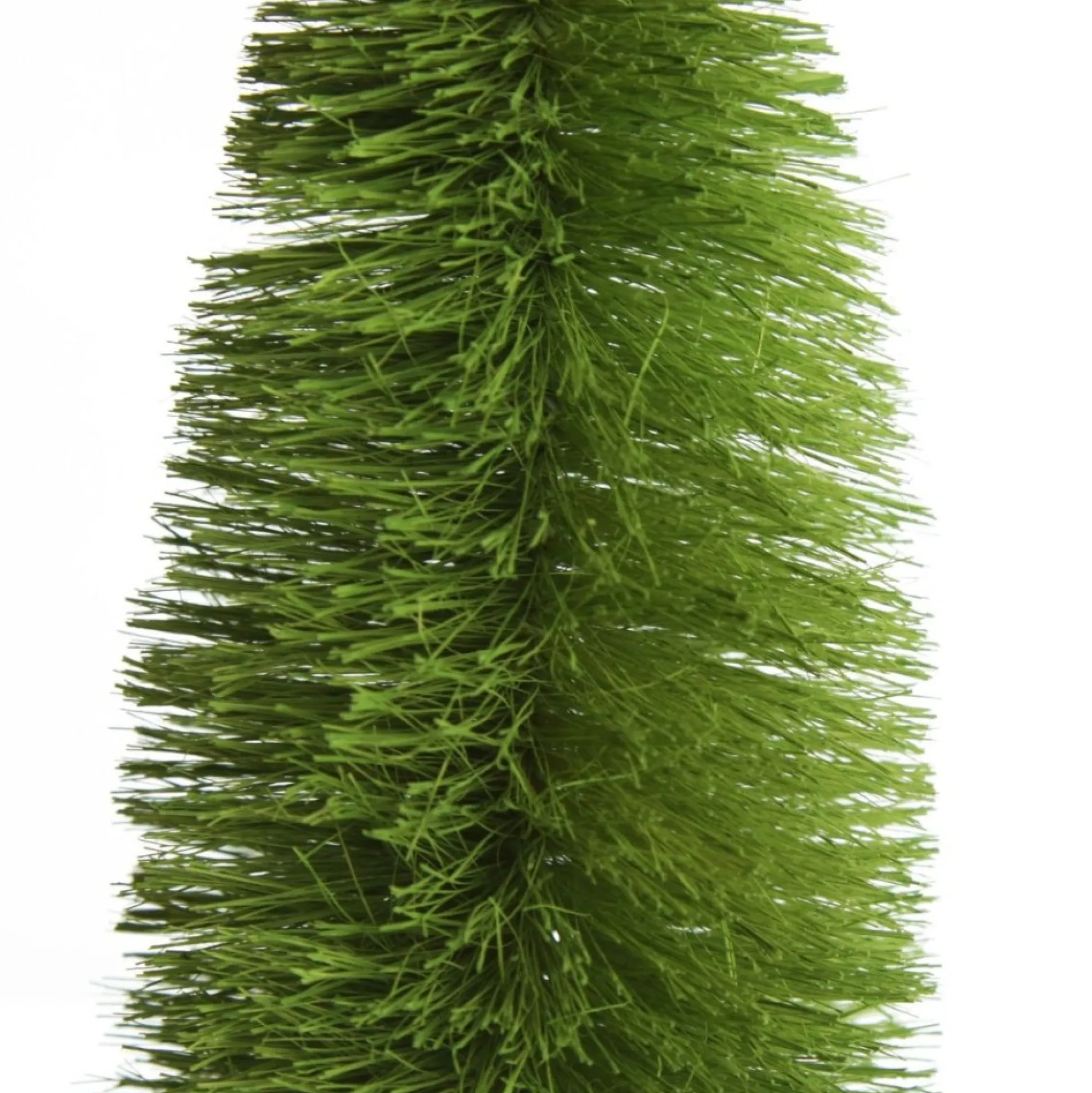 Small Lime Bottle Brush Tree - Set of 2 Table Top Christmas Trees|