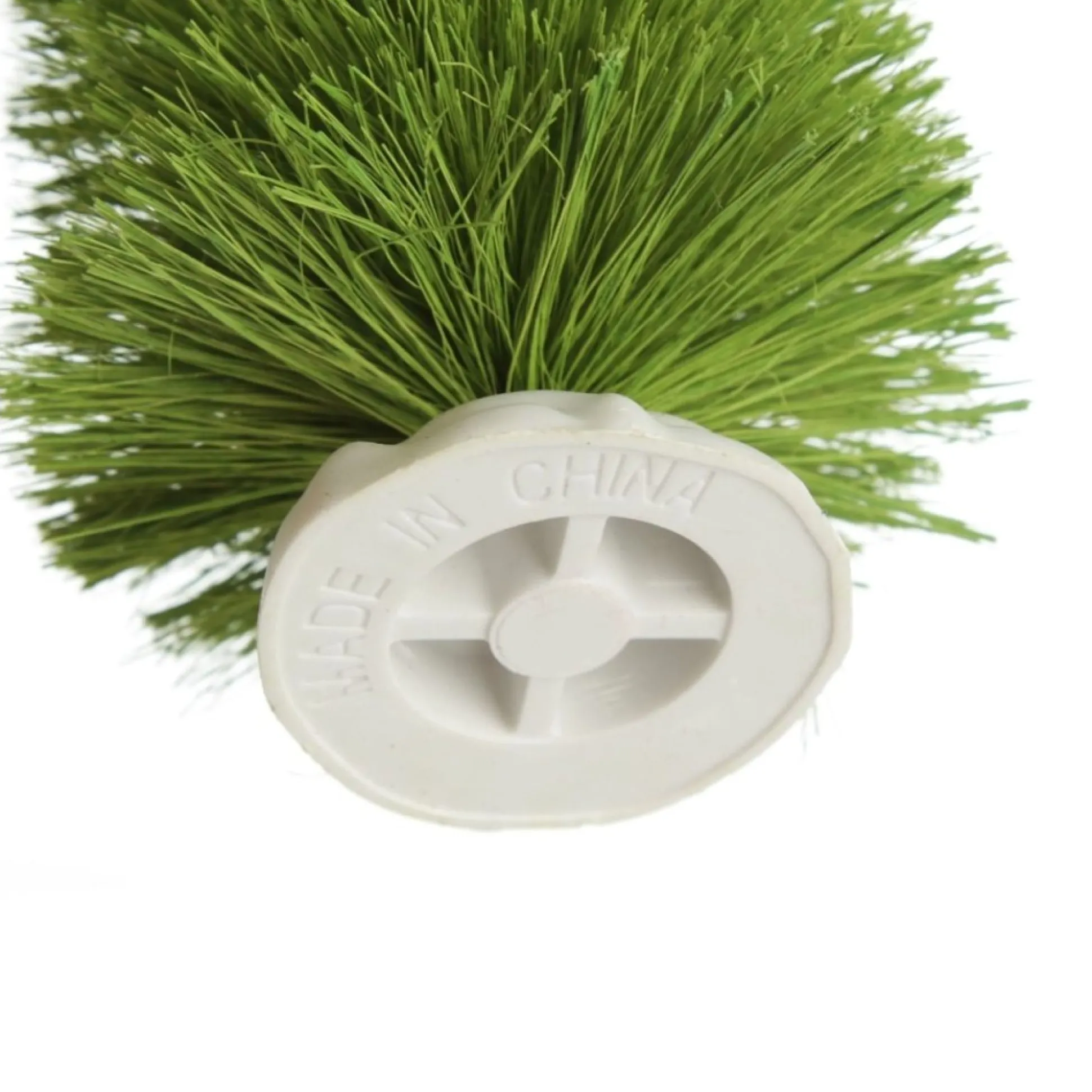 Small Lime Bottle Brush Tree - Set of 2 Table Top Christmas Trees|