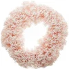 Snow Flocked Pink Fir Christmas Wreath Christmas Wreaths|