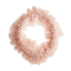 Snow Flocked Pink Fir Christmas Wreath Christmas Wreaths|
