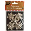 Snowflake Embellishment Craft Stickers - Pack of 5 Christmas Craft Supplies|