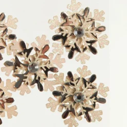 Snowflake Embellishment Craft Stickers - Pack of 5 Christmas Craft Supplies|