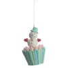 Snowman Cupcake Christmas Tree Decoration Christmas Tree Decorations|