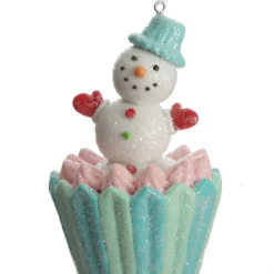 Snowman Cupcake Christmas Tree Decoration Christmas Tree Decorations|