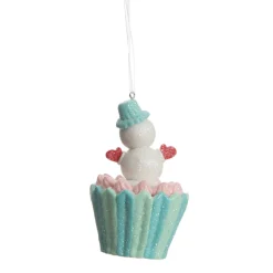 Snowman Cupcake Christmas Tree Decoration Christmas Tree Decorations|