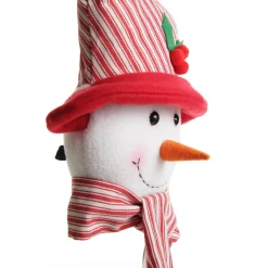 Snowman Head Striped Tree Topper Tree Toppers|