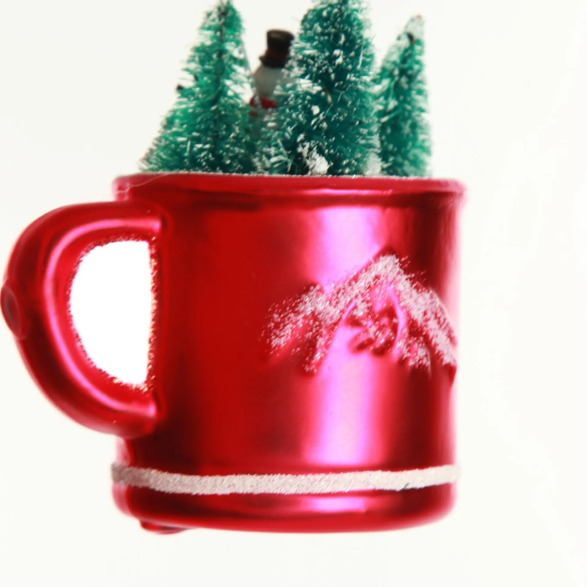 Snowman in Mug Christmas Tree Decoration Christmas Tree Decorations|