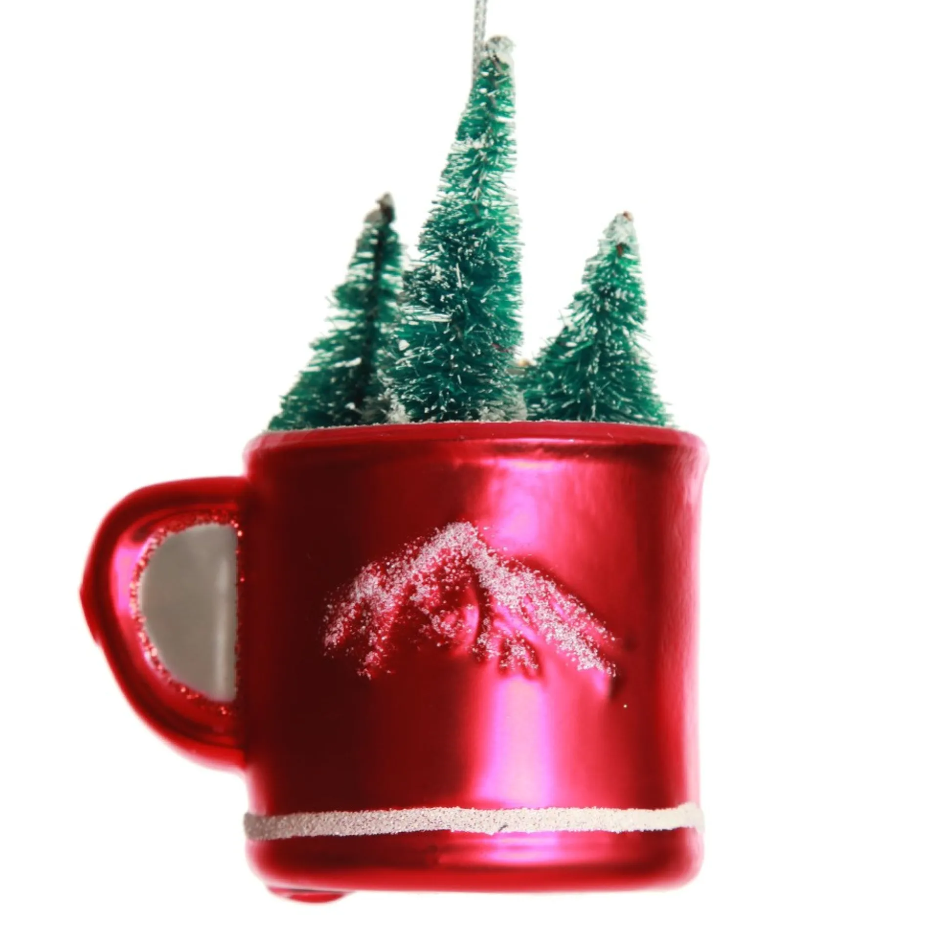 Snowman in Mug Christmas Tree Decoration Christmas Tree Decorations|
