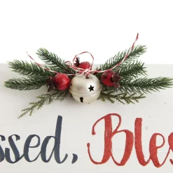 Stressed Blessed and Christmas Obsessed Wood Plaque Christmas Plaques|