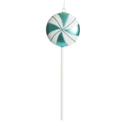 Teal Peppermint Lollipop Tree Decoration Christmas Tree Decorations|