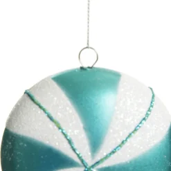 Teal Peppermint Lollipop Tree Decoration Christmas Tree Decorations|