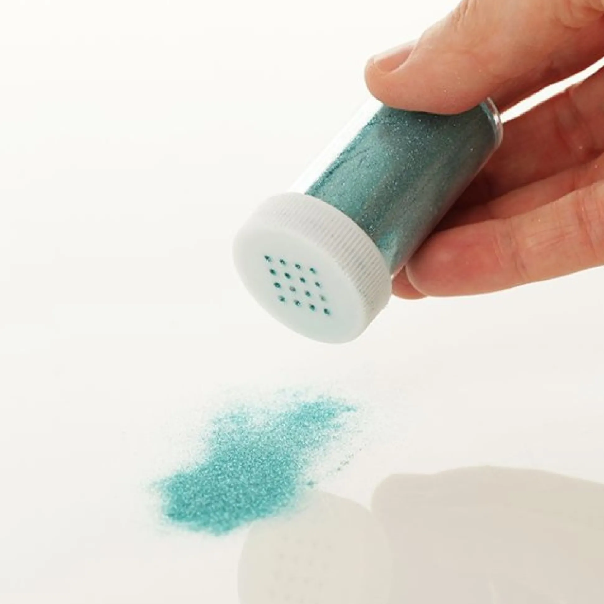 * Christmas Craft Supplies|The Christmas Cart Baby Blue Glitter Vial