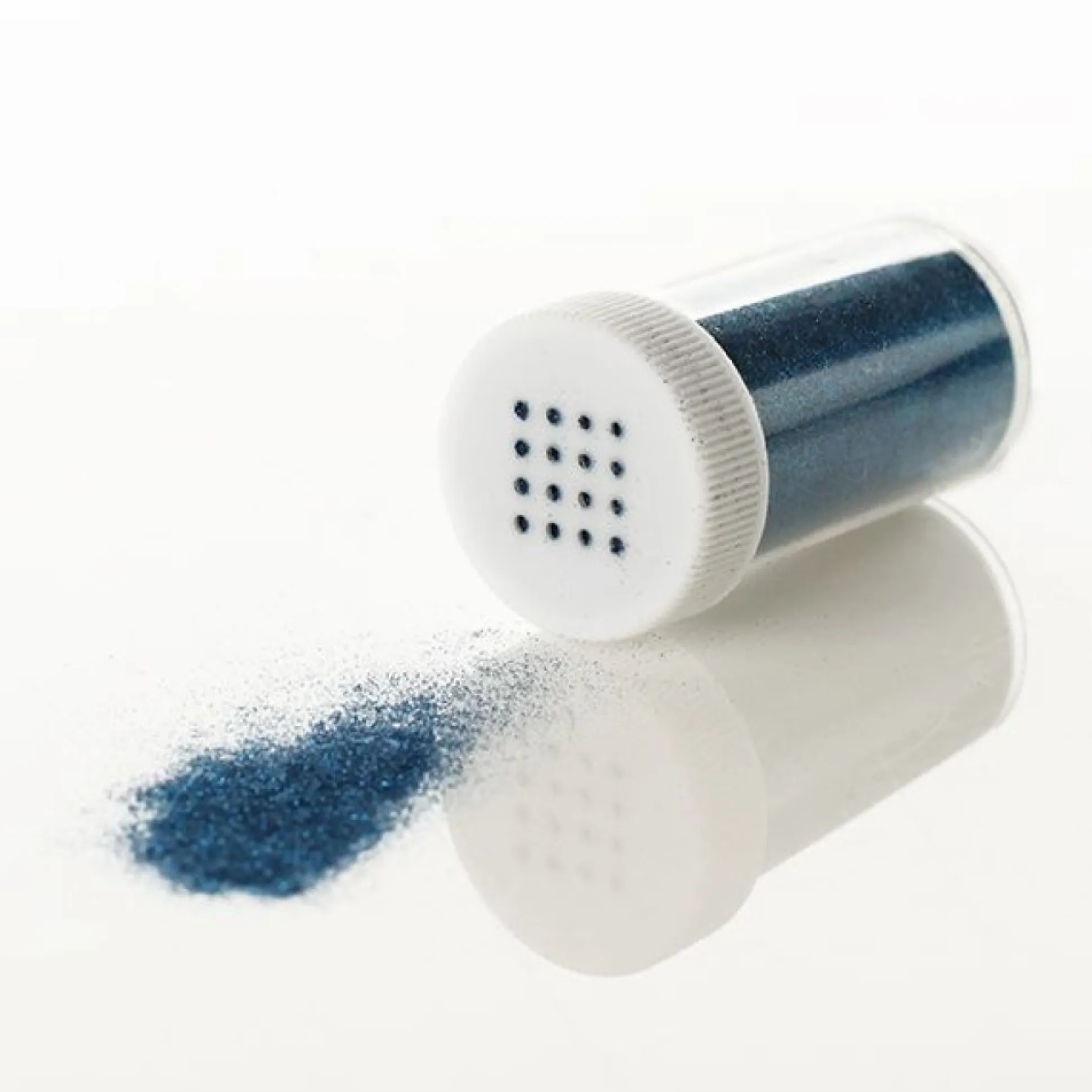 * Christmas Craft Supplies|The Christmas Cart Blue Glitter Vial