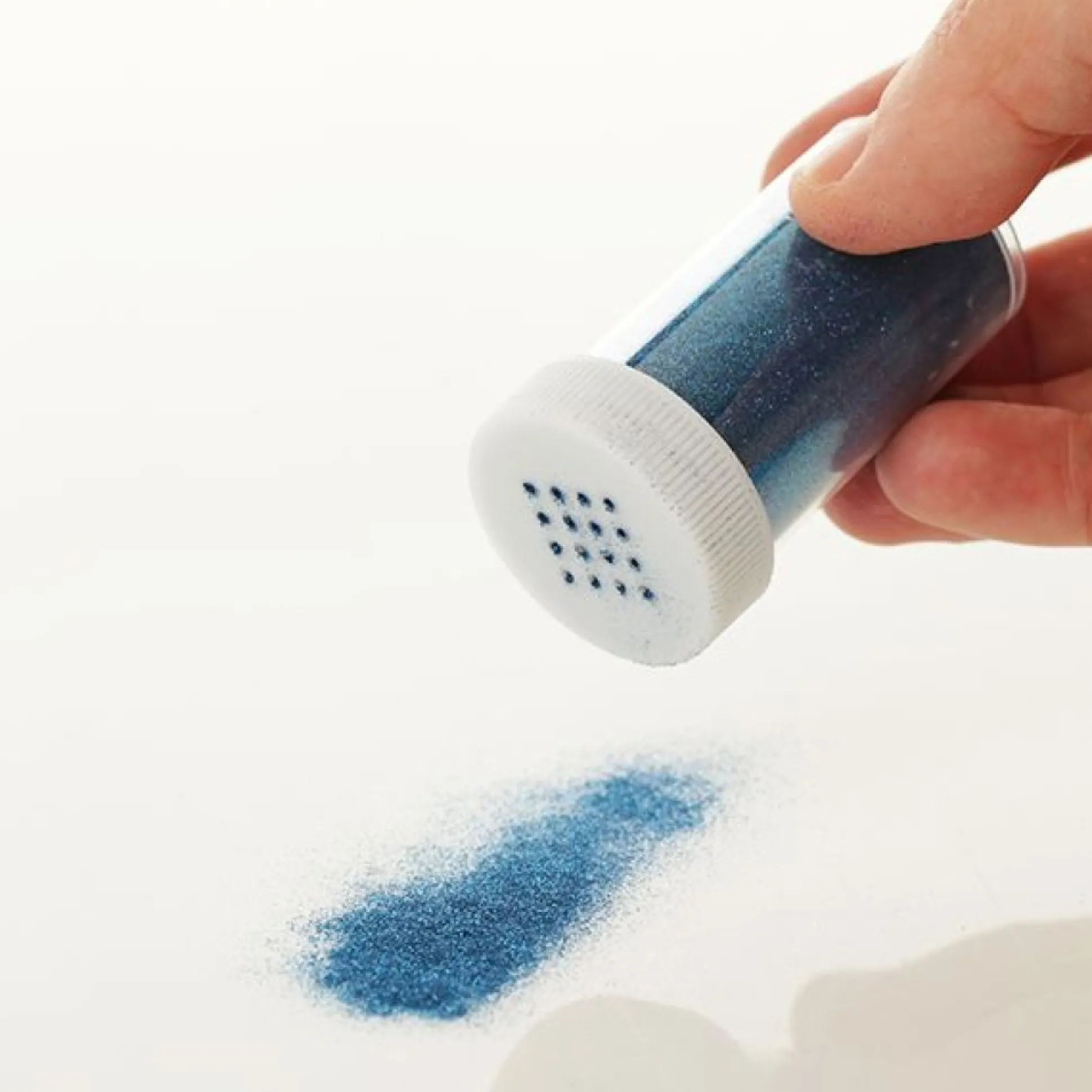 * Christmas Craft Supplies|The Christmas Cart Blue Glitter Vial