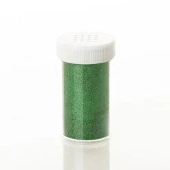 * Christmas Craft Supplies|The Christmas Cart Green Glitter Vial