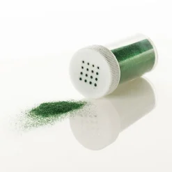 * Christmas Craft Supplies|The Christmas Cart Green Glitter Vial