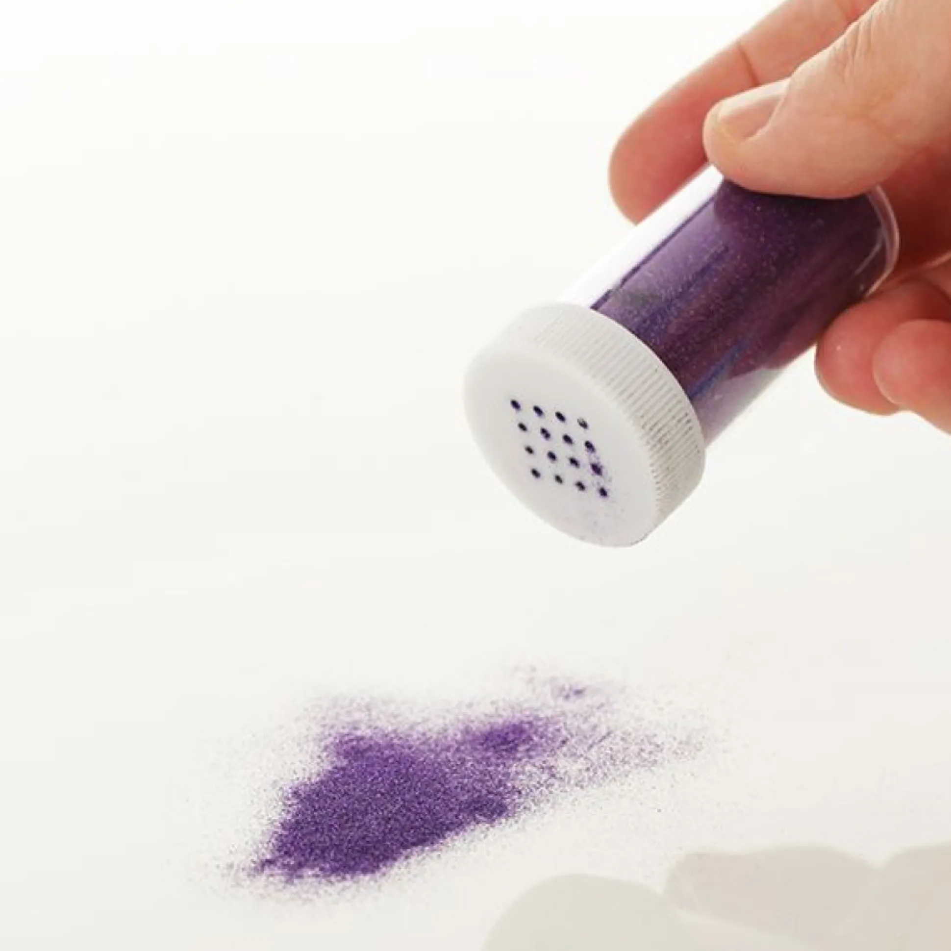 * Christmas Craft Supplies|The Christmas Cart Purple Glitter Vial