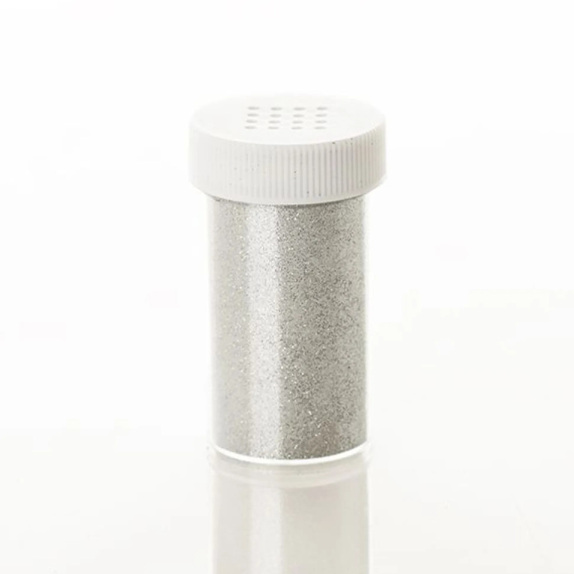 * Christmas Craft Supplies|The Christmas Cart Silver Glitter Vial