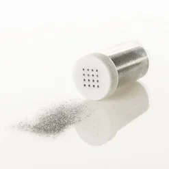 * Christmas Craft Supplies|The Christmas Cart Silver Glitter Vial