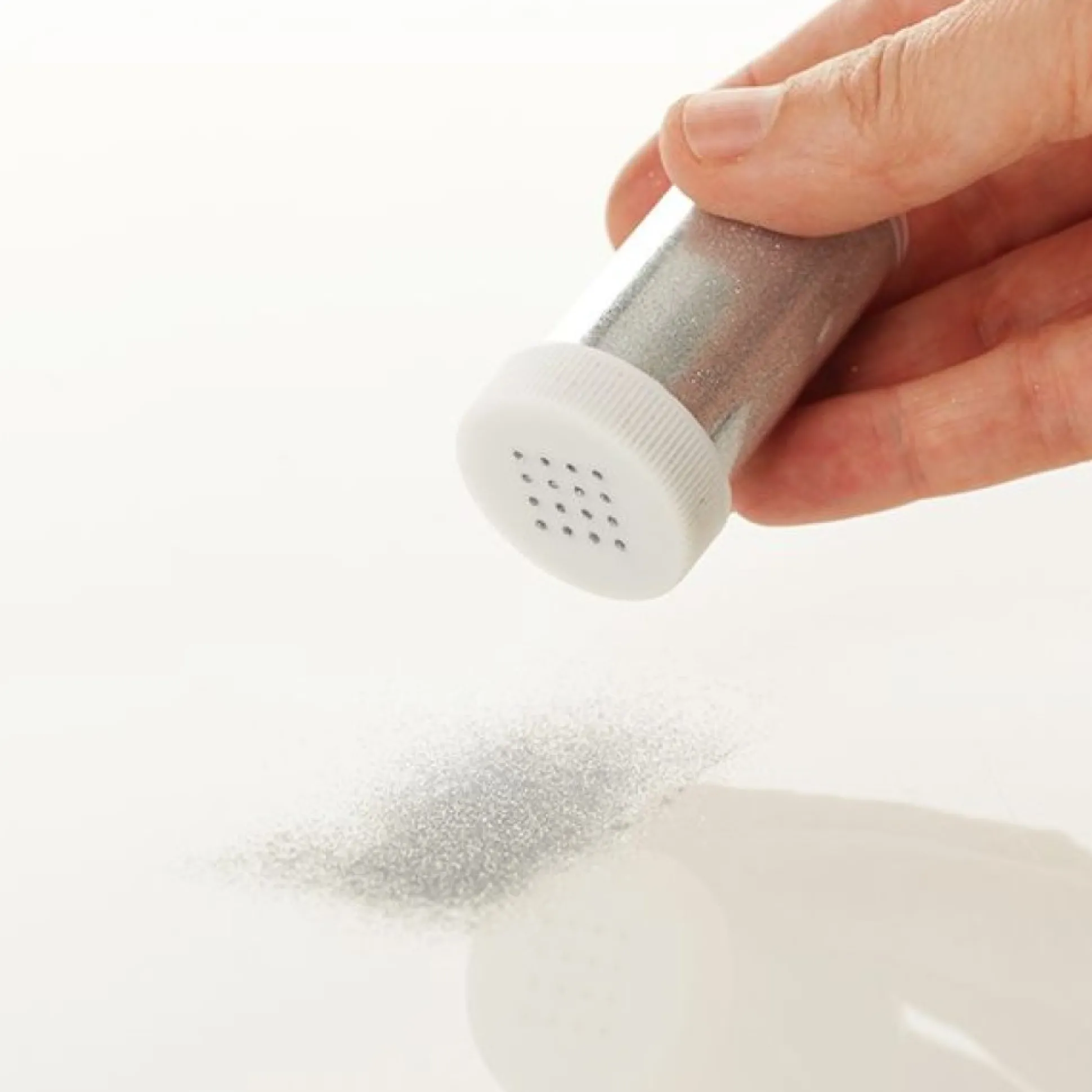 * Christmas Craft Supplies|The Christmas Cart Silver Glitter Vial