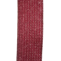Three Assorted Burgundy Tartan and Braid Christmas Ribbons Ribbons|