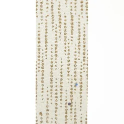 Three Assorted Ivory and Champagne Mesh and Glitter Dots Christmas Ribbons Ribbons|