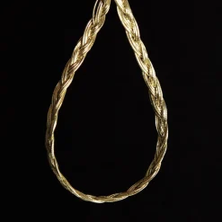 Three Assorted Ivory and Champagne Braid and Glitter Christmas Ribbons Ribbons|