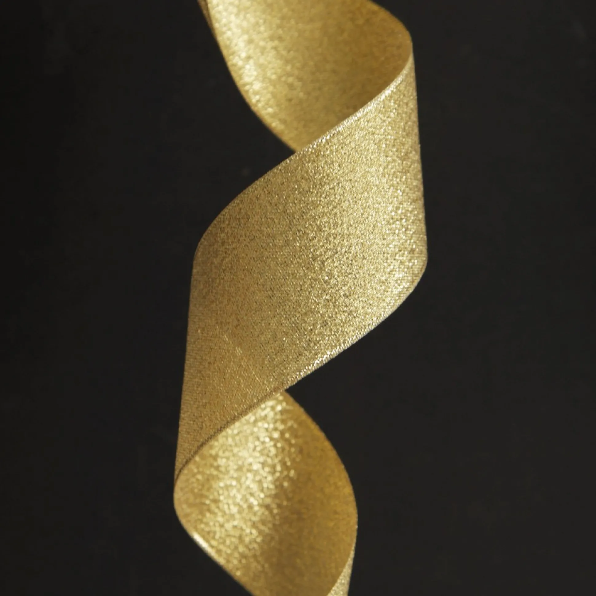 Three Assorted Ivory and Champagne Braid and Glitter Christmas Ribbons Ribbons|