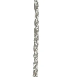 Three Assorted Silver and Blue Braid and Glitter Christmas Ribbons Ribbons|