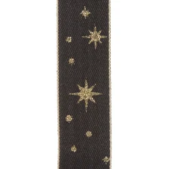 Three Assorted Silver and Blue Braid and Glitter Christmas Ribbons Ribbons|