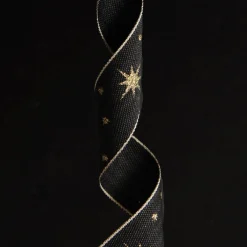 Three Assorted Silver and Blue Braid and Glitter Christmas Ribbons Ribbons|