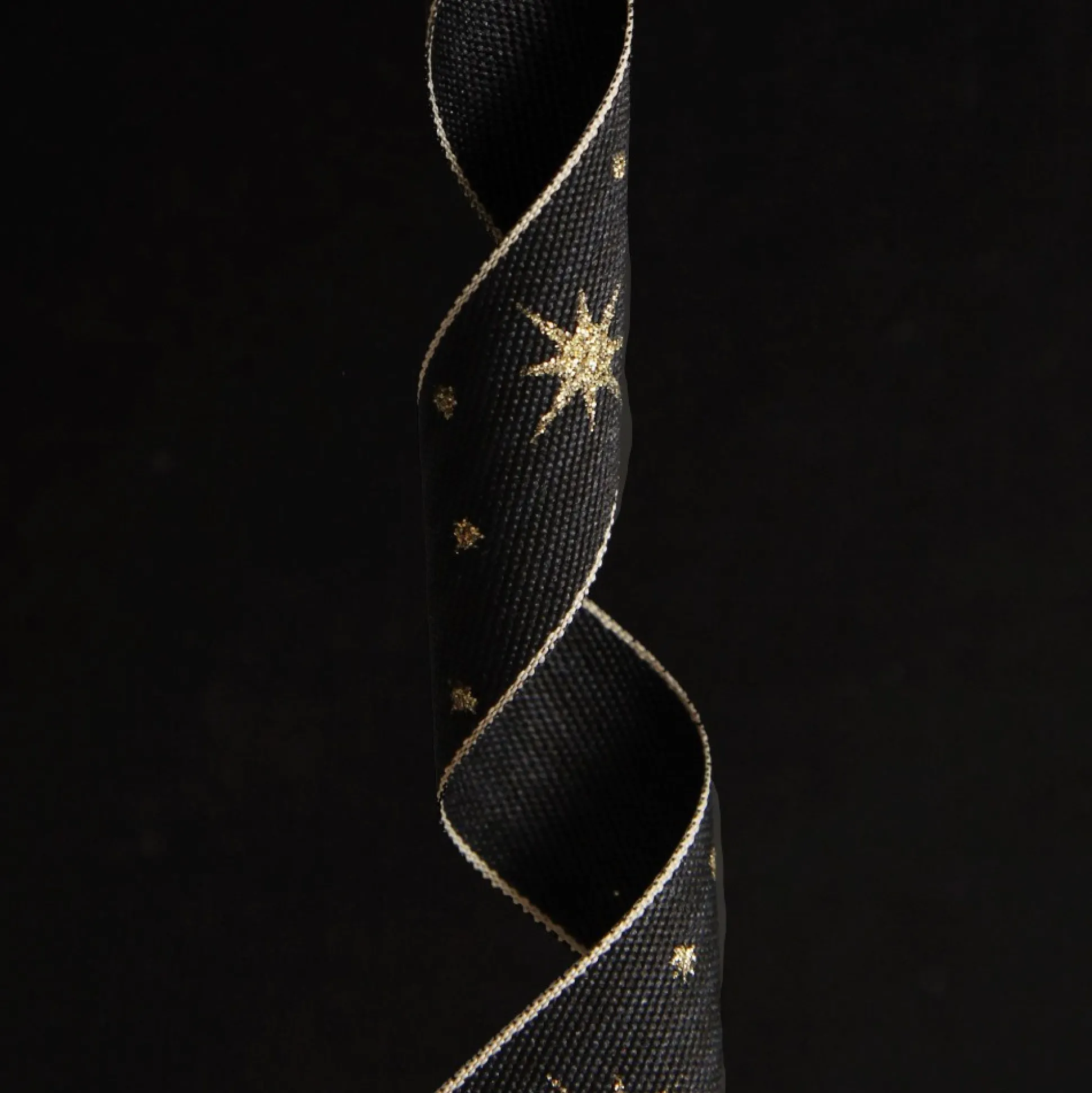 Three Assorted Silver and Blue Braid and Glitter Christmas Ribbons Ribbons|