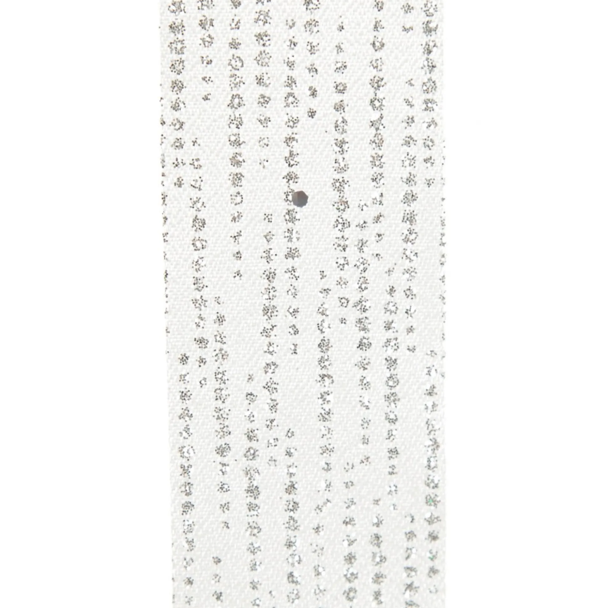 Three Assorted Silver Snowflakes and Dots Christmas Ribbons Ribbons|