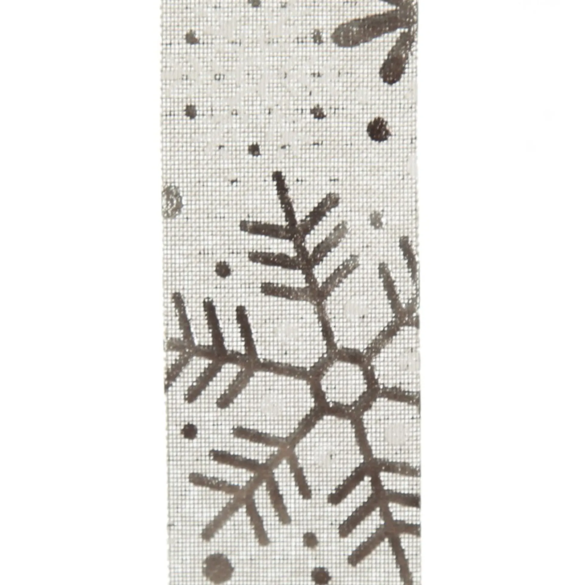 Three Assorted Silver Snowflakes and Dots Christmas Ribbons Ribbons|