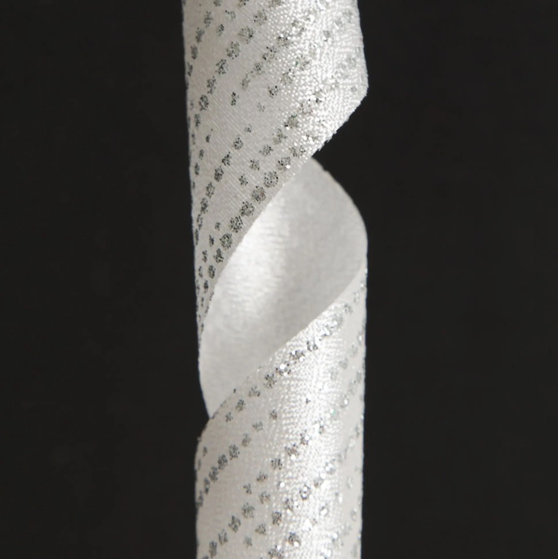 Three Assorted Silver Snowflakes and Dots Christmas Ribbons Ribbons|