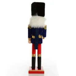 Traditional Christmas Wooden Nutcracker Soldier Ornament with Sword - Extra Large Christmas Nutcrackers|
