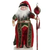 Traditional Cloaked Standing Santa Christmas Ornament Christmas Figurines|