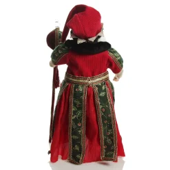 Traditional Cloaked Standing Santa Christmas Ornament Christmas Figurines|